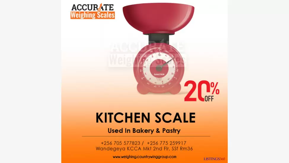 Dial baking and kitchen weighing scales